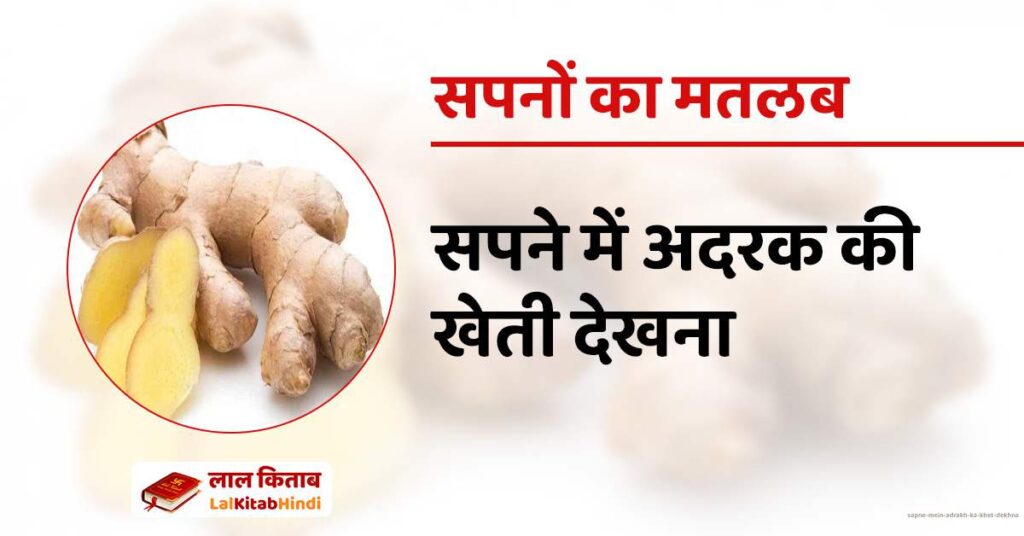 Sapne mein Adrakh ka Khet Dekhna