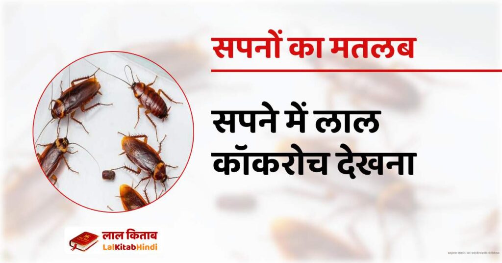 Sapne mein Lal Cockroach dekhna
