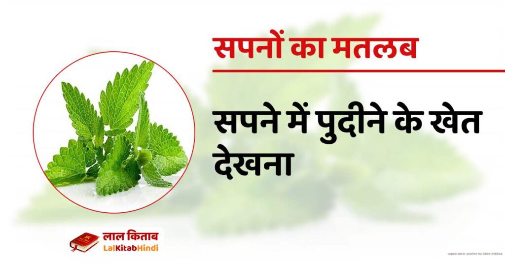 Sapne mein Pudine ka khet dekhna