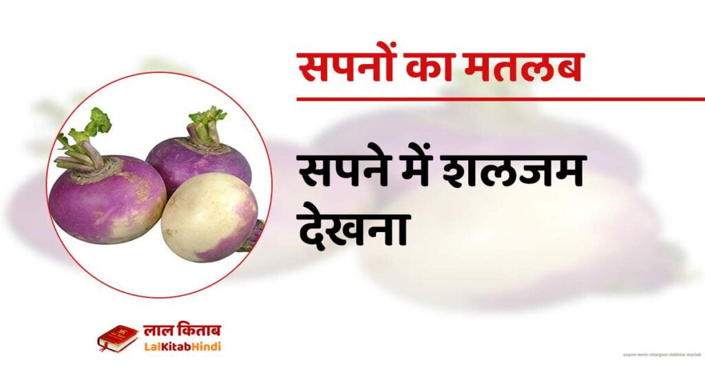 Sapne mein Shalgam dekhna Matlab