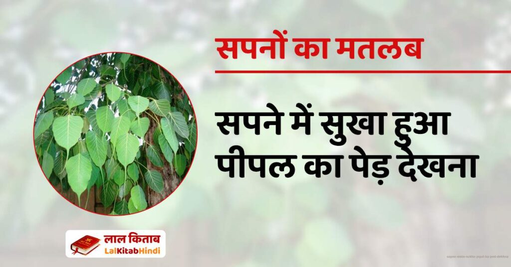 Sapne Mein Sukha Pipal ka ped dekhna